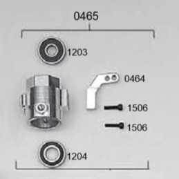 [0465] Front/Rear Hub Alloy EVO3 Pair