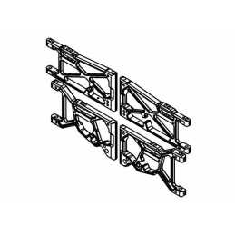 Front Rear Wishbone Alloy Set Complete