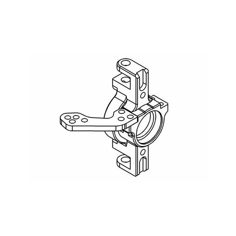 Front Hub Alloy Set Left Right