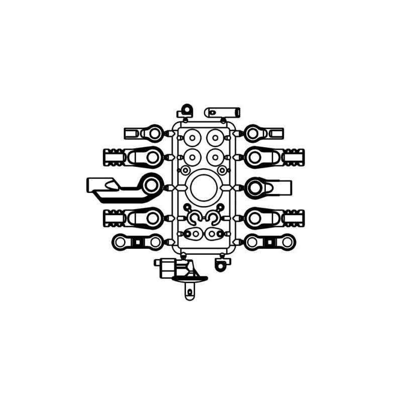 Rod End / Body Mount / Linkage Plastic Set