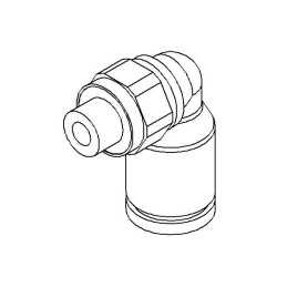 Hydrax Q4mm 90 Degree Fitting