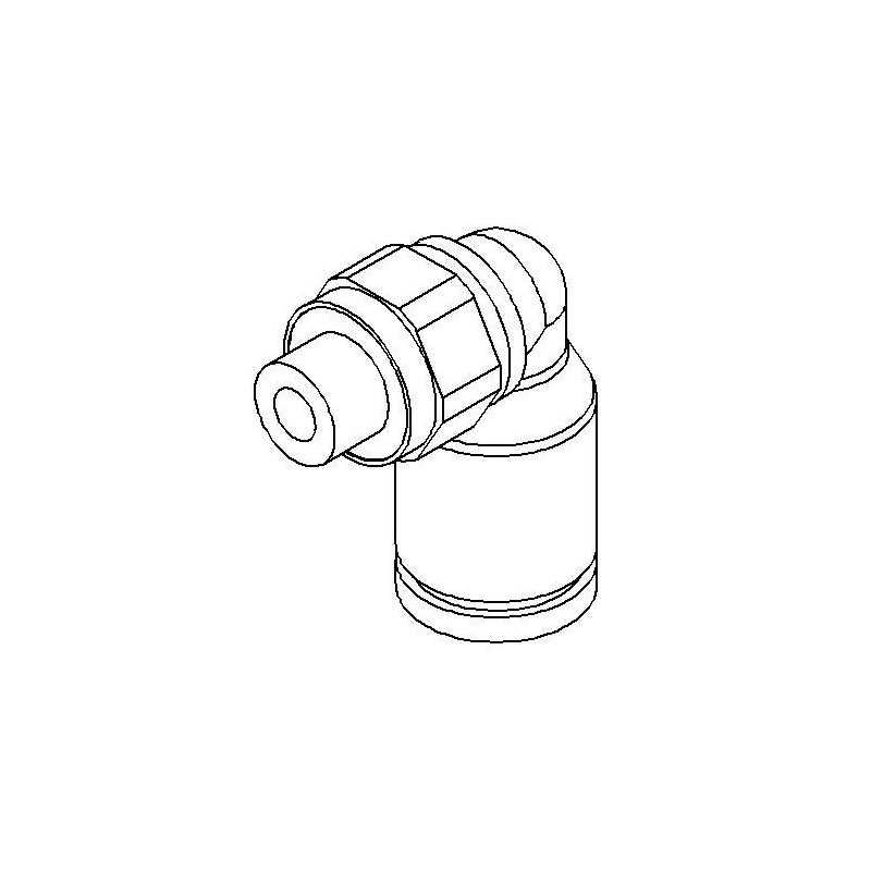 Hydrax Q4mm 90 Degree Fitting