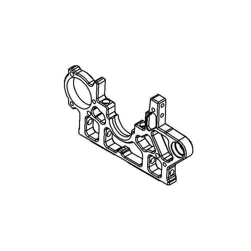 Rear Wishbone/Tower Holder Bracket Anti Squat 0deg Left