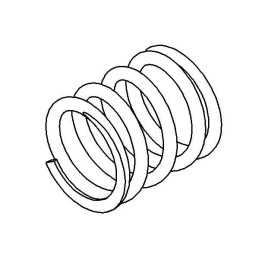 Shock Floating Piston Pressure Cell Spring