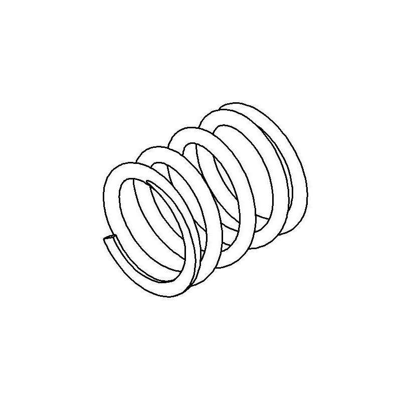 Shock Floating Piston Pressure Cell Spring