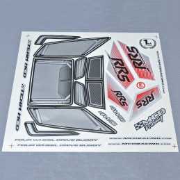 RR5 CF Body Shell Decal Set