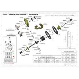 X-SNAP 2-Speed Transmission Kit + Gear Set for Off-Road