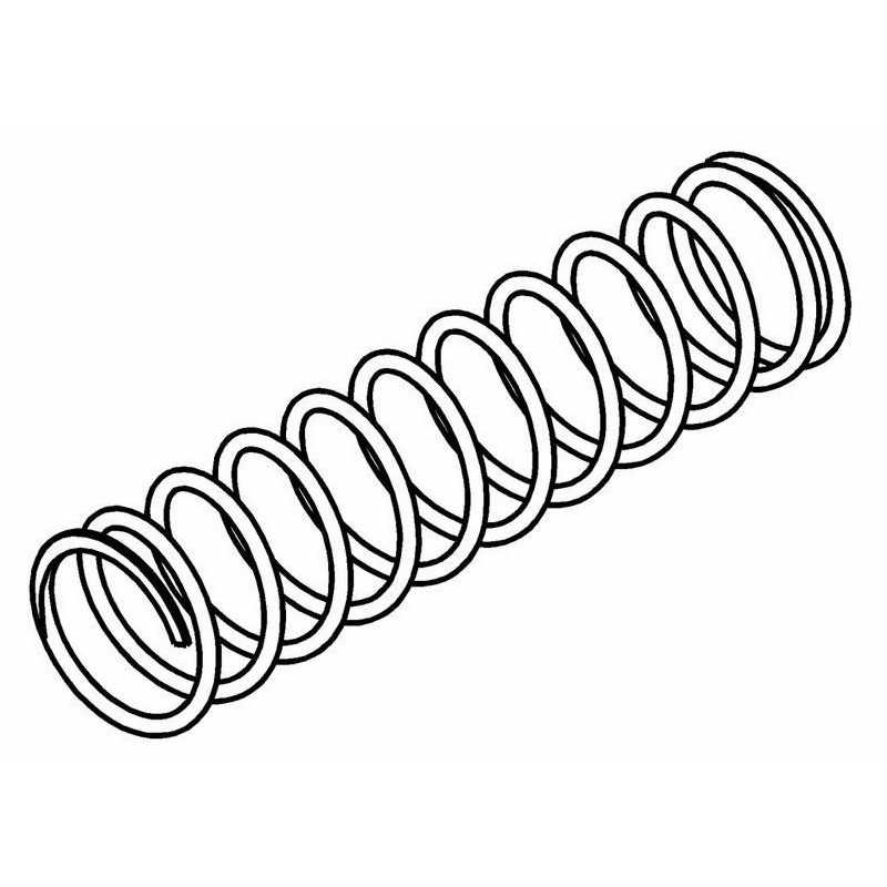 Rear Shock Absorber Spring 11kg/75mm (2.6mm)