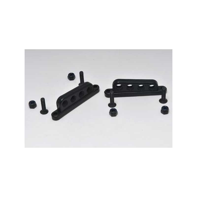 V4-X4 Alloy Lower Wishbone Plastic Shock Holders