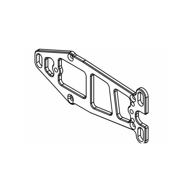 Engine Carrier Plate Lightweight 7075 Anodised