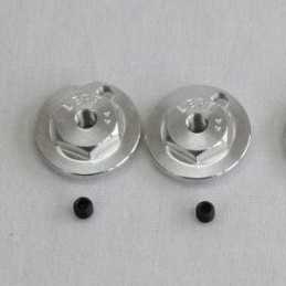 Wheel Nut M6 with Locking Screw Left Thread