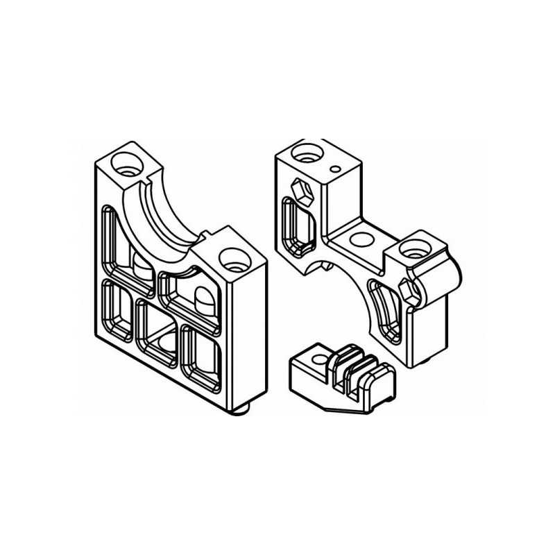 Center Diff Holder Set Plastic