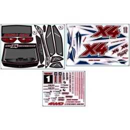 Rally X4 Decal Set